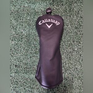 Callaway Leather Fairway Wood Headcover - Black White